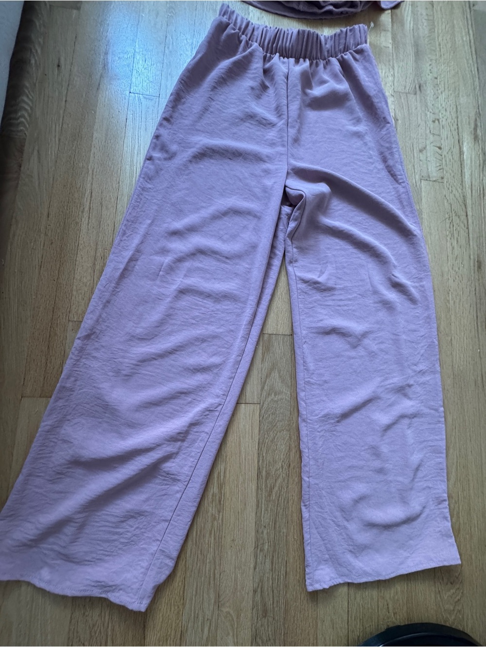 Pink linen set